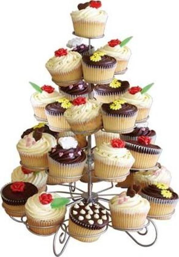 Metal Cupcake Standı 5 Katlı / 41&apos;Li Kek Standı - Image 1