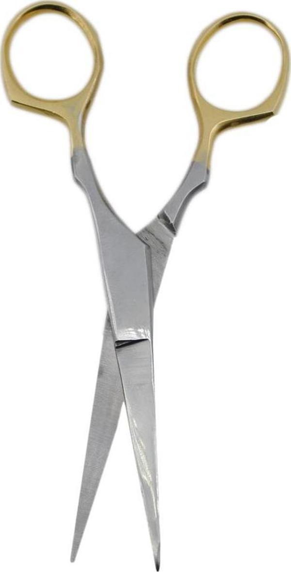 Metal Makas Sade Lüx Model 1 Söz ve Nişan Makası  Altın - Image 1