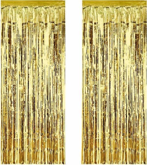 Metalize Arka Fon Süsü Asmalı 50X230 CM  Altın - Image 1