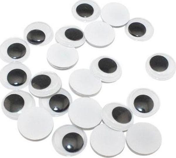 Oynar Plastik Göz Oyuncak Göz 15 MM (1000 Adet) - Image 1