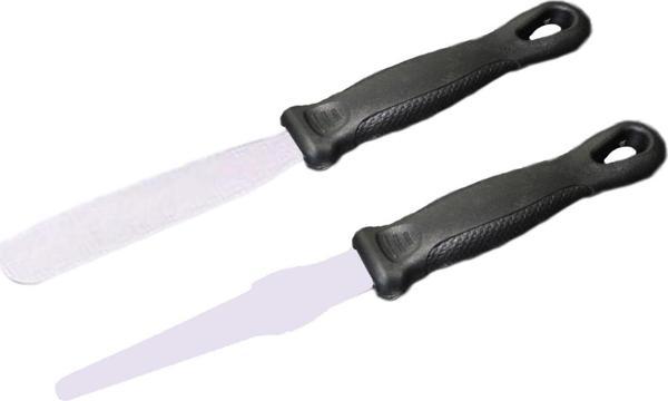 Pasta Sıvama Spatulası Oval  Ve Sivri Uçlu 2 Li Set - Image 1