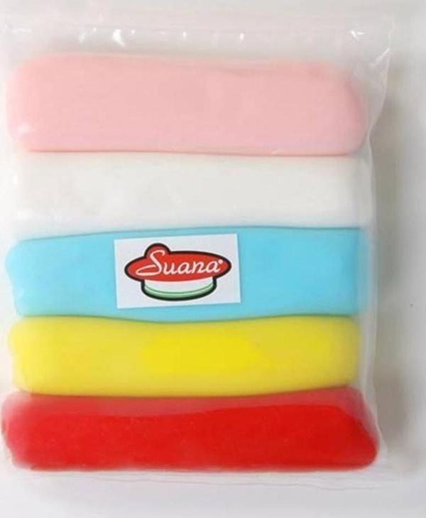 Şeker Hamuru 5 Renk (1 Kg) (Açık Renkler - Image 1