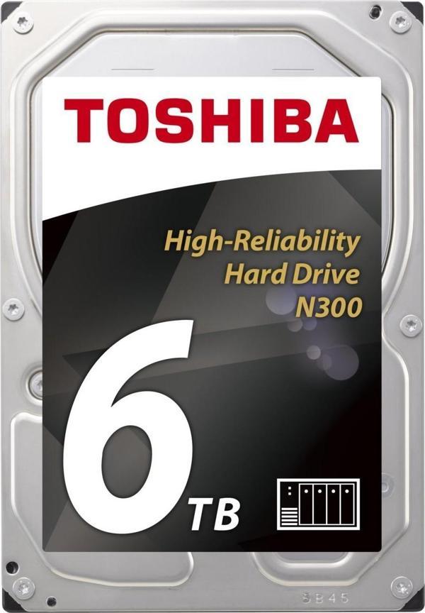 Toshiba 6TB N300 7200RPM 3.5" 128MB Cache Sata 3 NAS Disk HDWG460UZSVA Harddisk - Image 1
