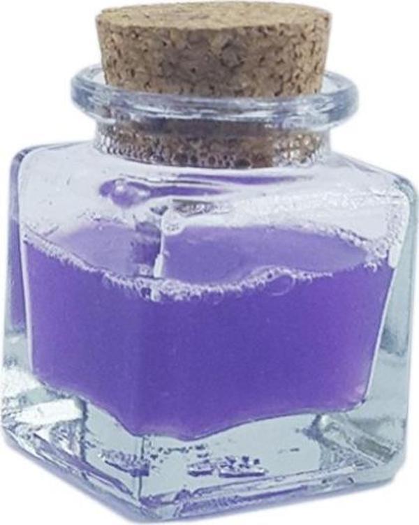 Şişe Cam Mantar Tıpalı Kare Model 35 Cc (50 Adet) - Image 1