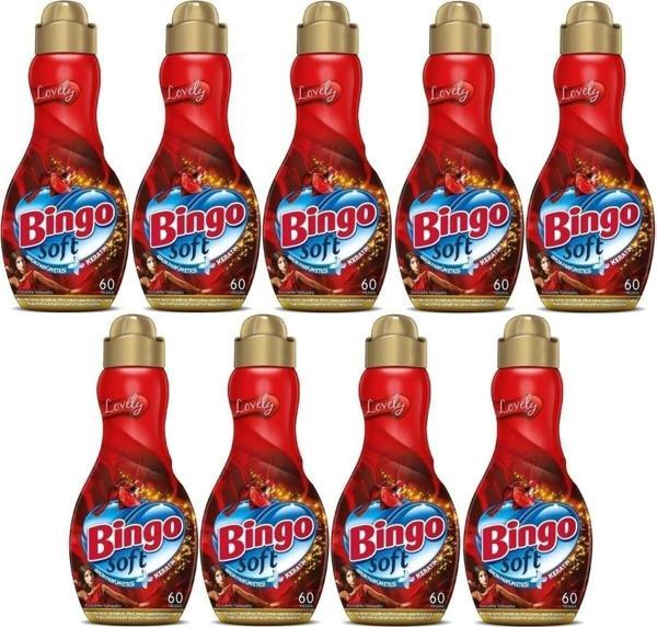 Soft Çamaşır Yumuşatıcı Konsantre 1440ml Lovely (9 Lu Set) - Image 1