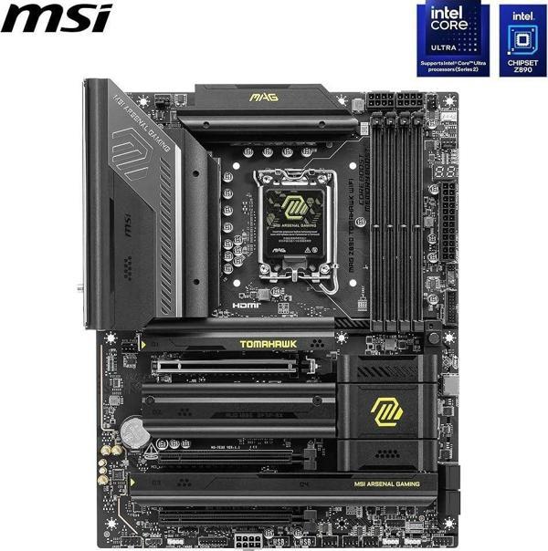MSI MAG Z890 TOMAHAWK WIFI SOKET 1851 DDR5 9200MHZ(OC) USB 20Gbps 4xM.2 2xTB4 HDMI DISPLAY 5G LAN WIFI 7 ATX - Image 1
