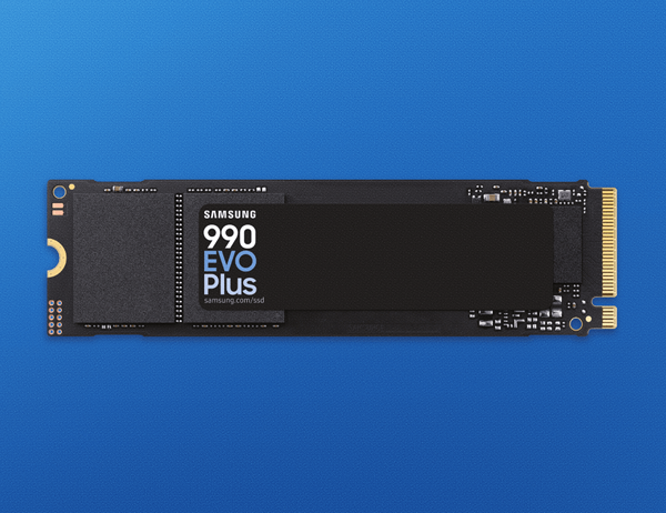 SAMSUNG 1TB 990 EVO PLUS PCIE GEN 4.0 X4 / 5.0 X2 NVME 2.0 (7150/6300MB/s)   - Image 1