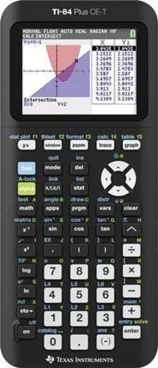 Texas-İnstruments Texas Instruments Tı-84 Plus Ce-T Python Edition Hesap Makinesi - Image 1