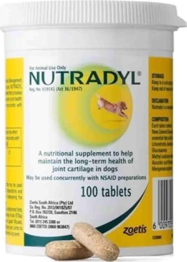 Zoetis Nutradyl Köpek Vitamini 100 Tablet - Image 1