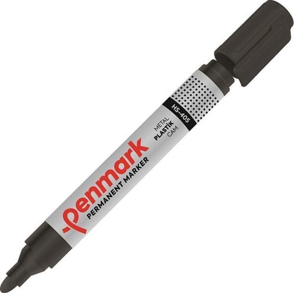 Penmark Markör Permanent Yuvarlak Uç Siyah HS-405 - Image 1