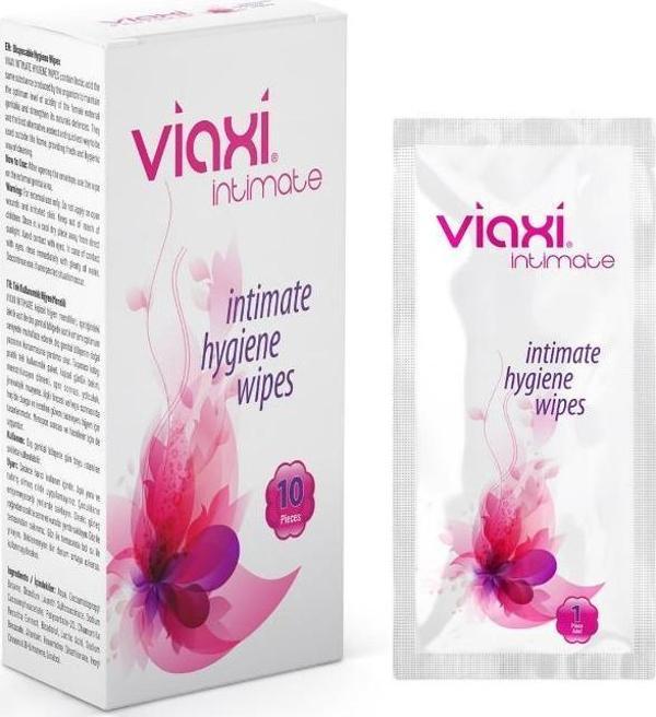 Viaxi Intimate Genital Bölge Hijyen Mendili 10'lu - Image 1