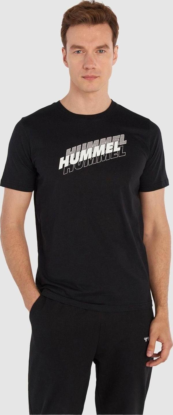 Hummel Hmlgraphıc Trıple Logo Cotton Tee Erkek T-Shırt - Image 1