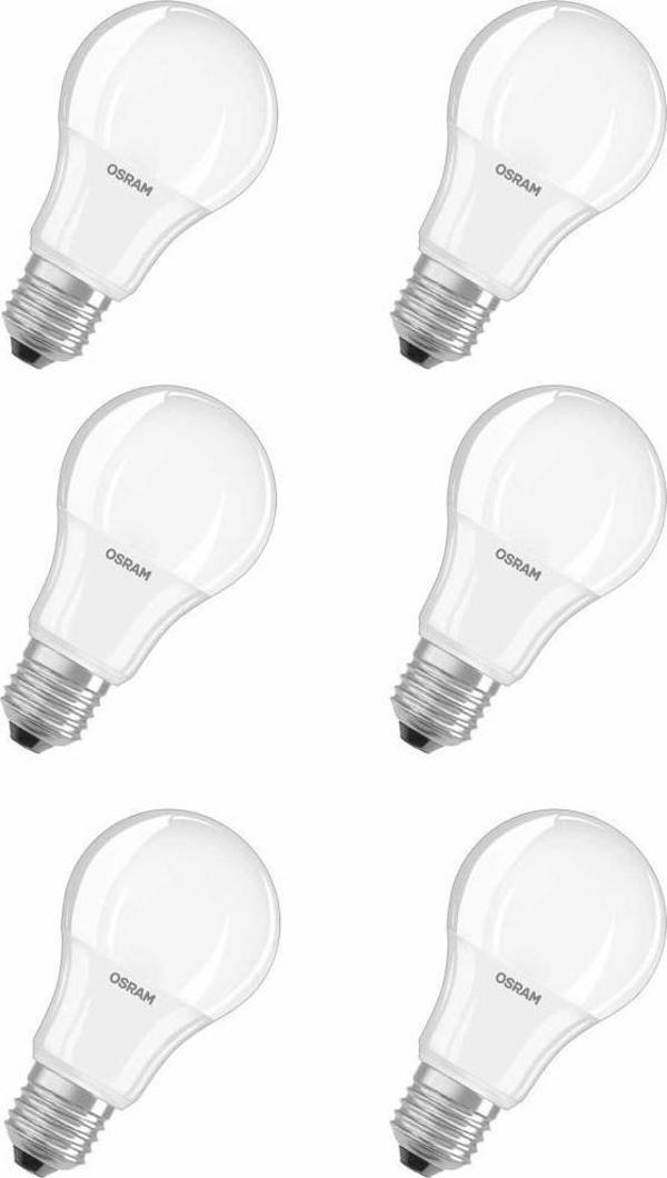Osram 4,9W (40W) E27 Mini Led Ampul 2700K Sarı 6 Adet Avize Led Lamba - Image 1