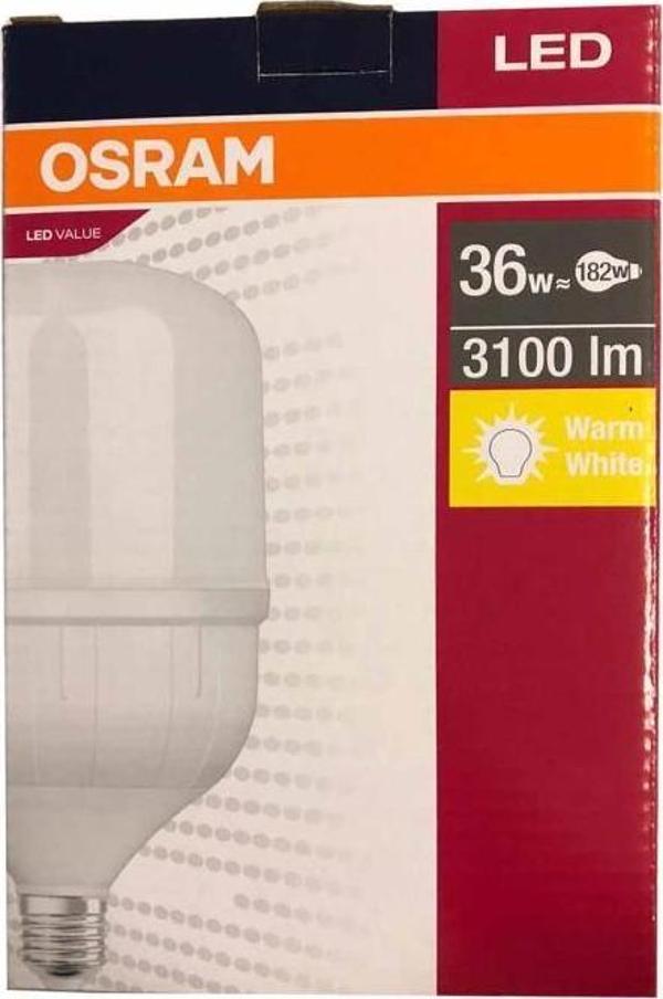 Osram Ledvalue 36W (182W) Jumbo Torch  Led Ampul Sarı  - Image 1