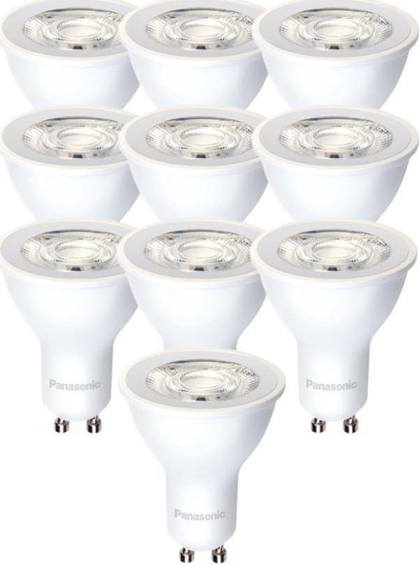 Panasonic 4W (45W) Led Spot Ampul Sarı 3000K - 10 Adet Avize Çanak Lamba  - Image 1