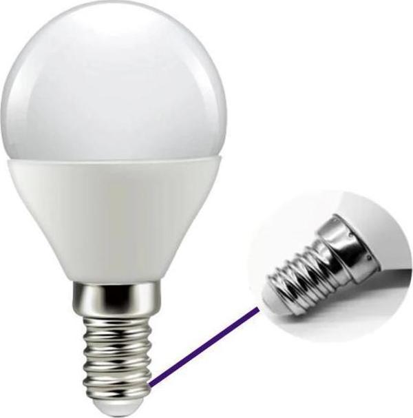Şahnet 7W Mini Avize Led Ampul Sarı Işık E14 - Image 1