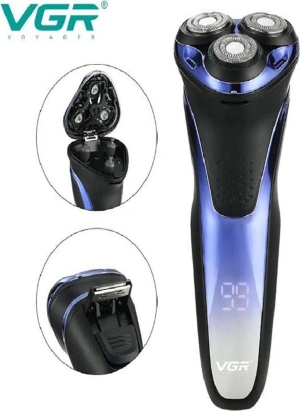 Vgr Şafak25 V306 Profesyonel Sakal Tıraş Makinesi Elektrikli I Yıkanabilir Tıraş Makinesi Lcd Ekran - Image 1
