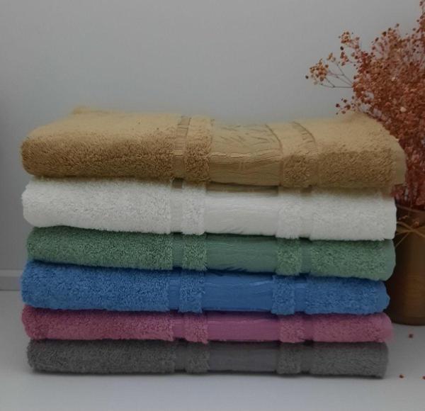 SERTAY 85X150 BAMBOO PARK JAKARLI ORGANİK BAMBU BANYO HAVLUSU 6'LI - Image 1