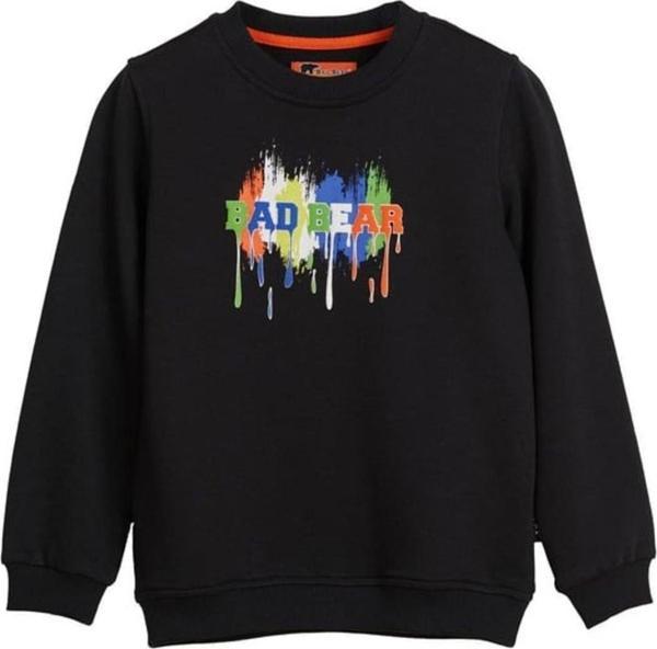 Bad Bear Hued Crewneck Jr Çocuk Sweat 24.06.12.005 Nıght - Image 1