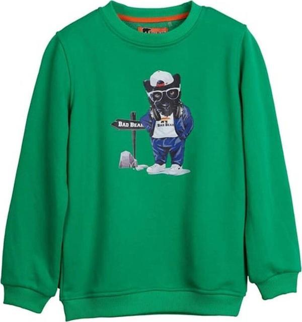 Bad Bear Erkek Çocuk Sweatshirt Yeşil 24.06.12.006 - Image 1