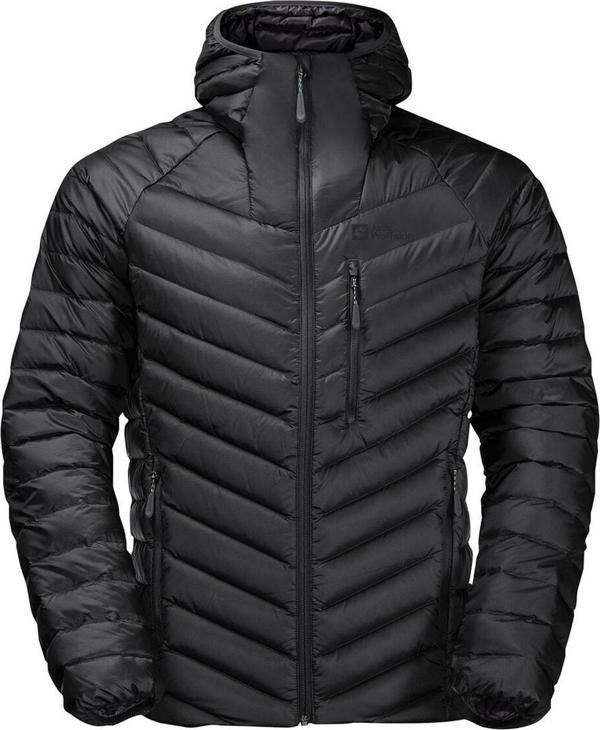Jack Wolfskin Antrasit Normal Kalıp Erkek Termal Mont 1207241-6350 Passamanı Down Hoody M - Image 1
