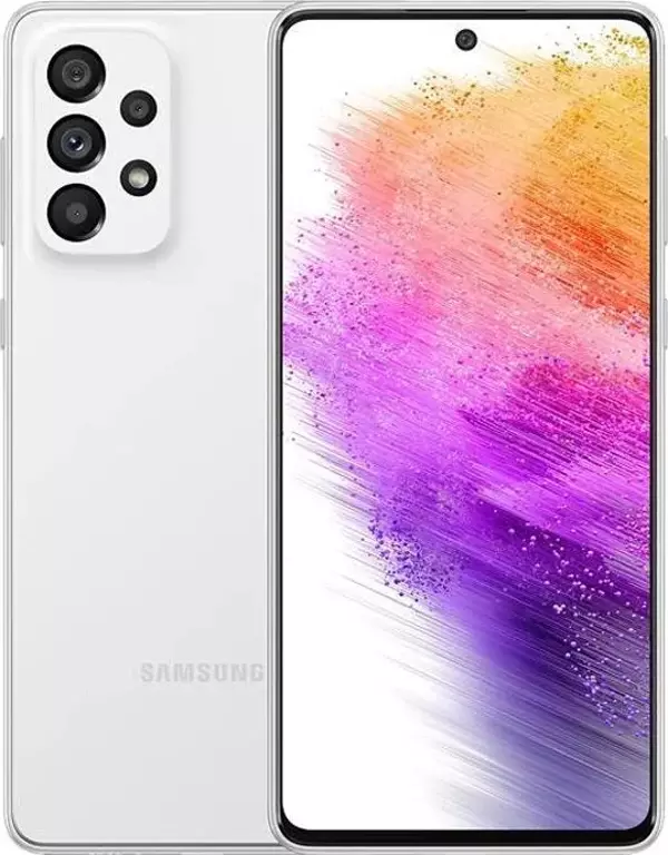 Samsung Galaxy A73 128 GB Beyaz Cep Telefonu (Samsung Türkiye Garantili) - Image 1
