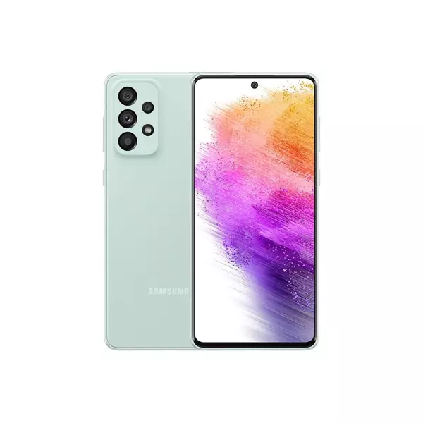 Samsung Galaxy A73 128 GB Yeşil Cep Telefonu (Samsung Türkiye Garantili) - Image 1