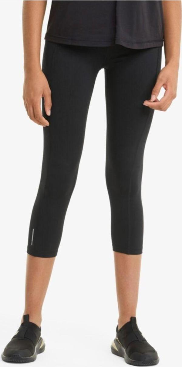 Puma Train Favorite Forever High Waist 3/4 Kadın Siyah Koşu Tayt 52026601 - Image 1