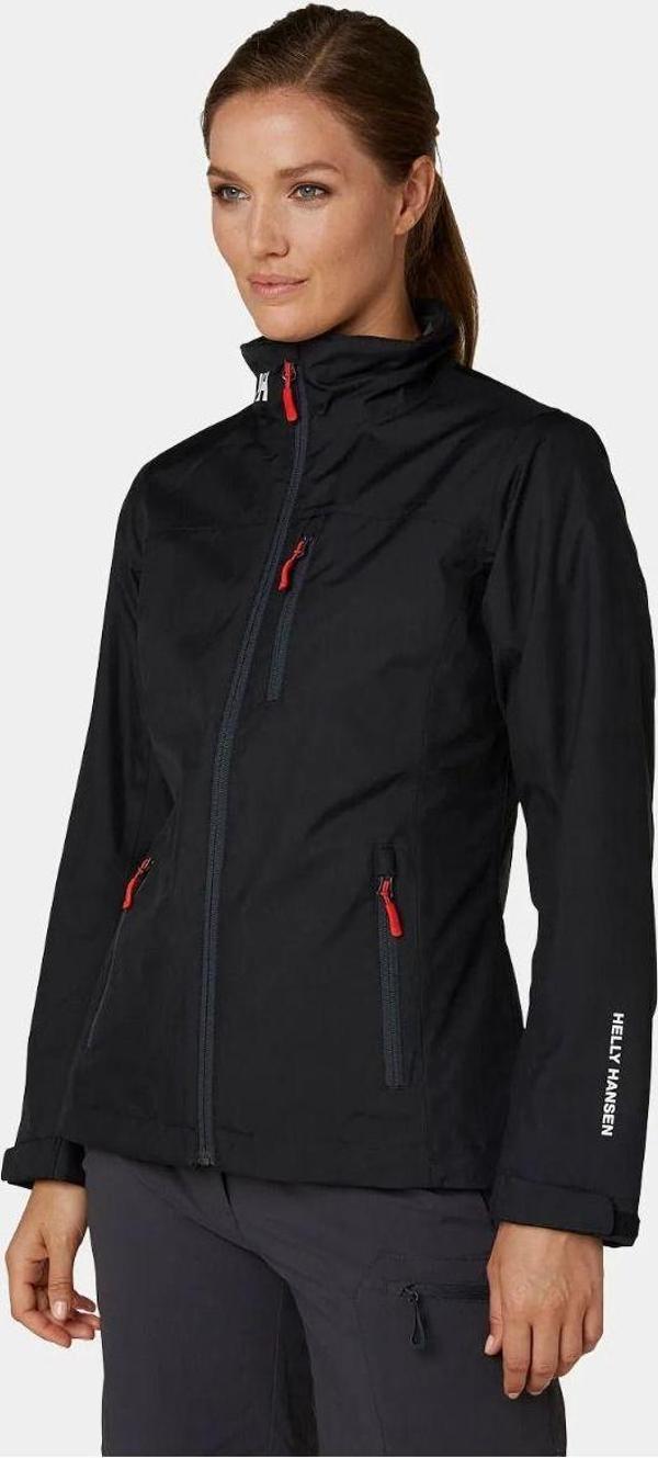 Helly Hansen Crew Midlayer Kadın Siyah Dik Yaka Mont - Image 1