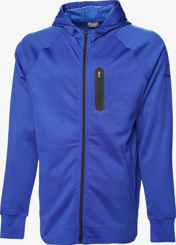Hummel Hmlethan Zip Erkek Mavi Sweatshirt 921769-7788 - Image 1