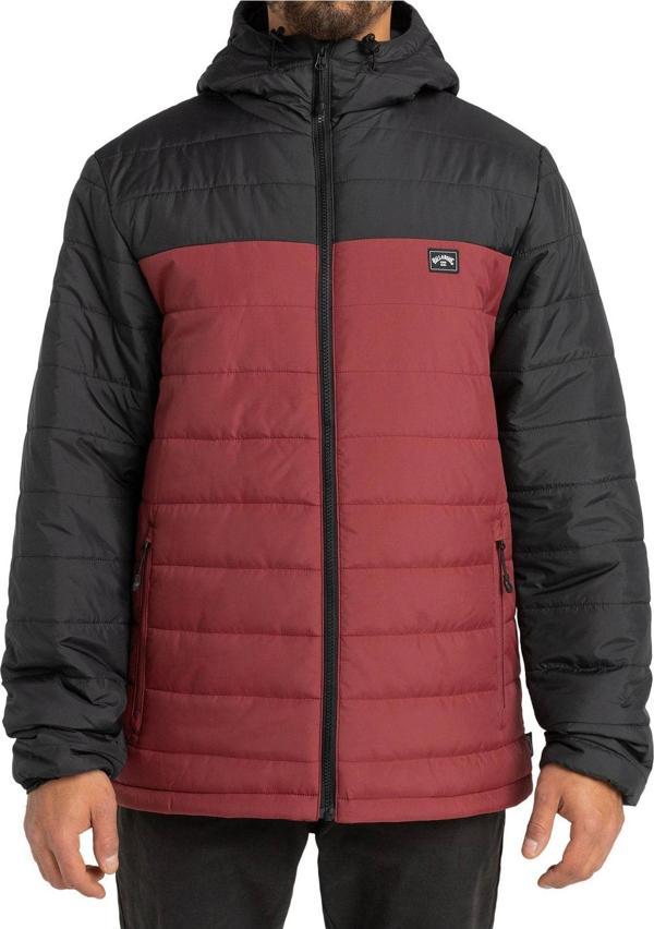 Billabong Kırmızı Erkek Kapüşonlu Ceket F1Jk36 Surf Check Puffer - Image 1