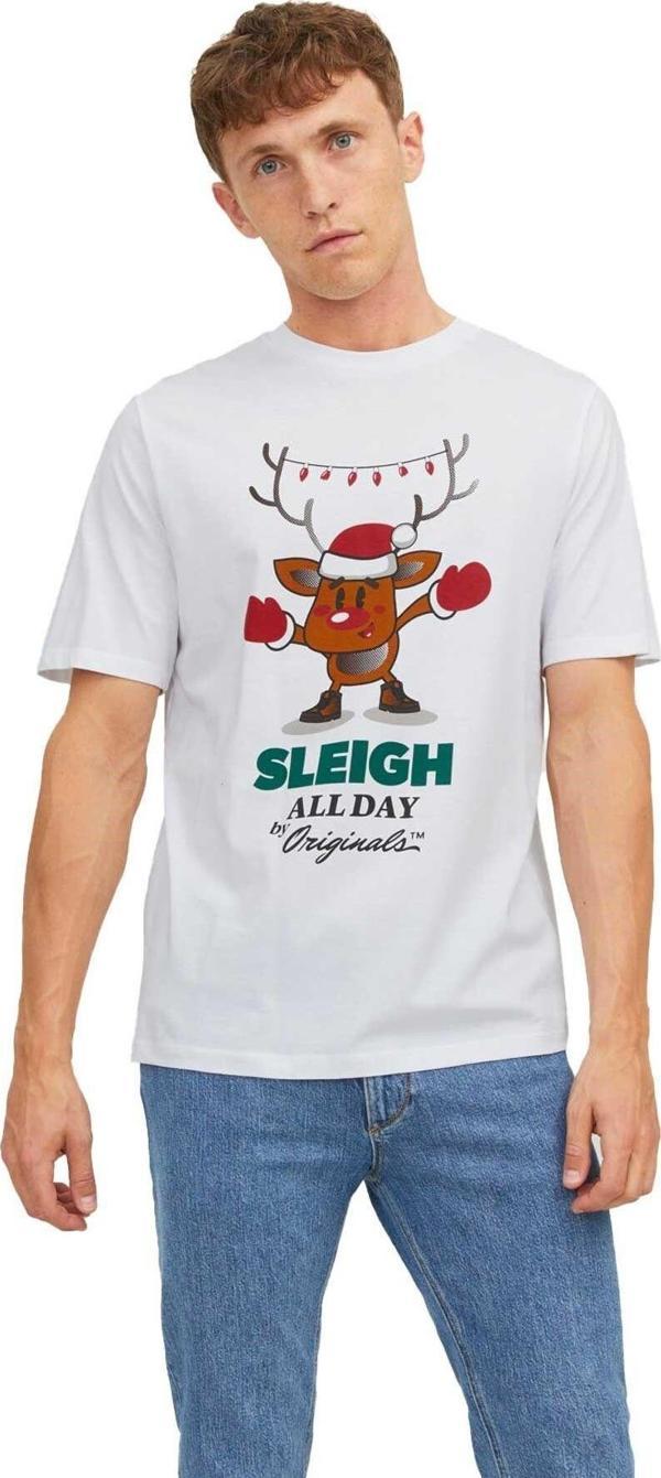 Jack&Jones Jorxmas Erkek Tişört 12246603 - Image 1