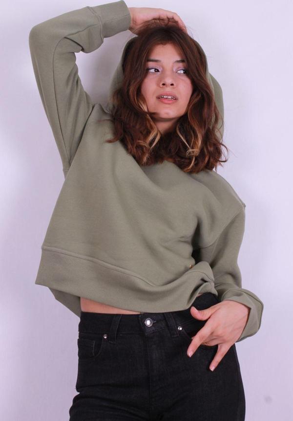 Loft Kadın Haki Sweat - Lf2033675 - Image 1