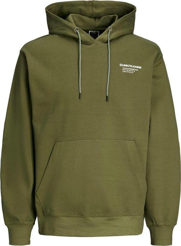 Jack&Jones Hood Aero Erkek Yeşil Kapüşonlu Sweatshirt - Image 1