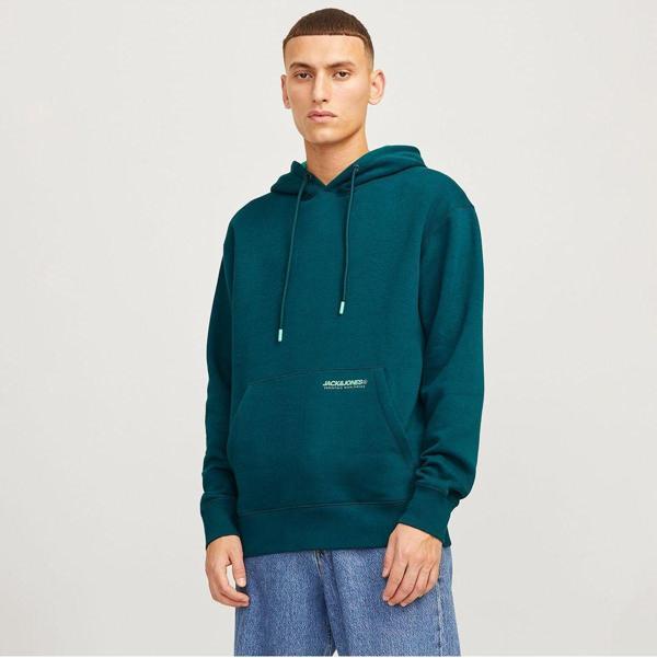 Jack&Jones Hood Legacy Noos Erkek Yeşil Kapüşonlu Sweatshirt - Image 1