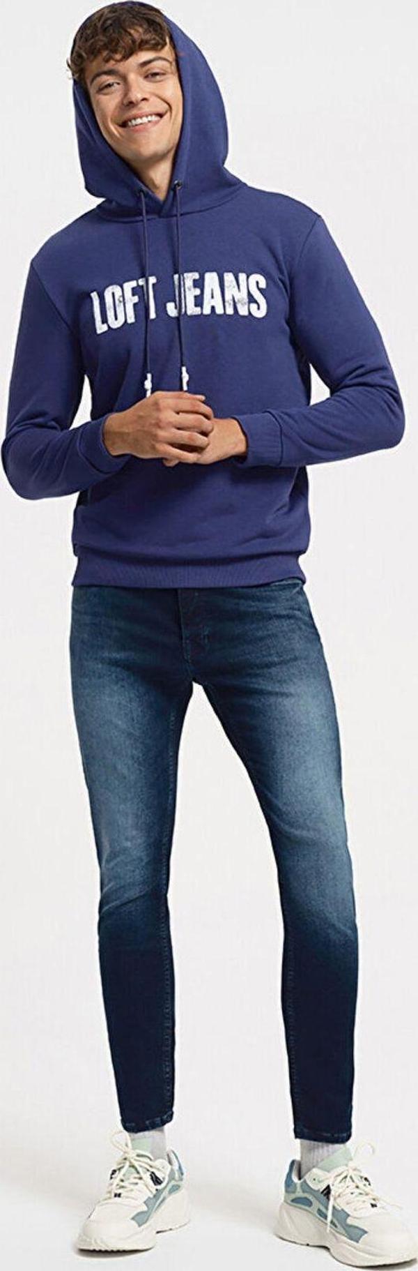 Loft Kapüşonlu Sweatshirt Erkek Lf2034046 - Image 1