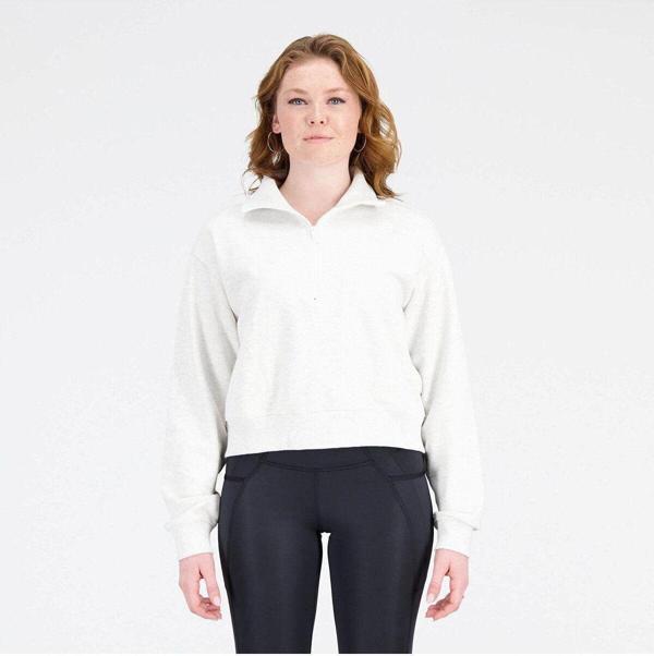 New Balance Wnh3374 Kadın Gri Sweatshirt - Image 1