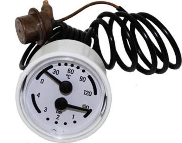 Buderus U012-24K & U012-24 Kombi TermoManometre Basınç ve Sıcaklık Göstergesi, Buderus ile uyumlu - Image 1