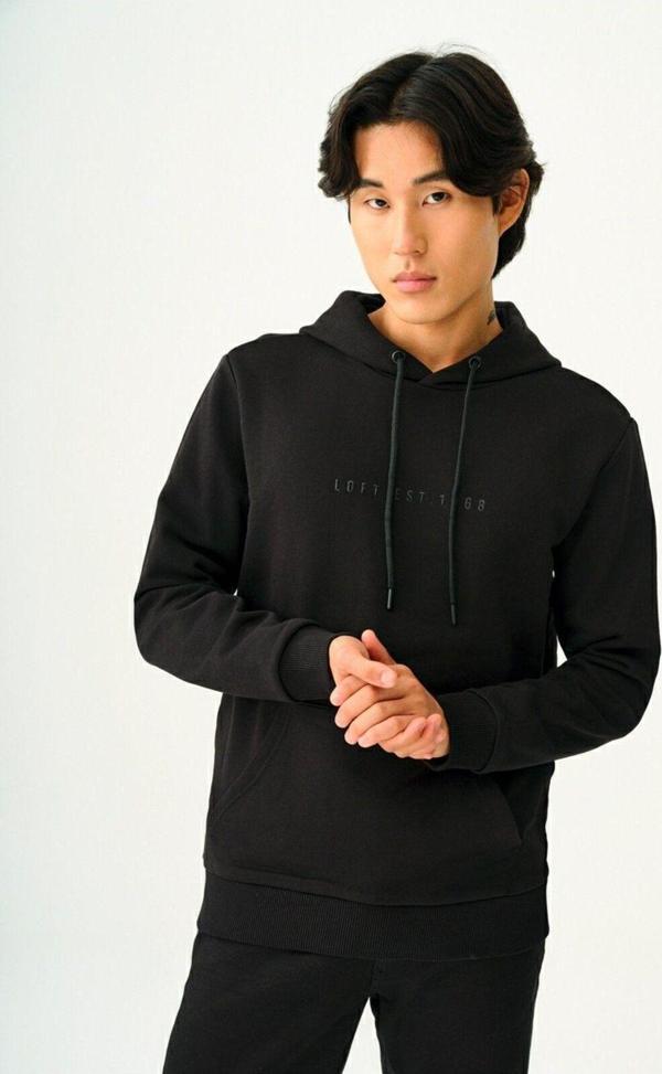 Loft Erkek Siyah Lf 2038143 White M Sws Sweatshirt Lf2038143-Black - Image 1