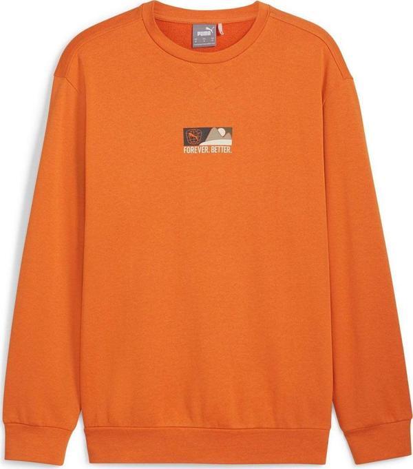 Puma Better Sportswear Crew Turuncu Erkek Sweatshirt - Image 1