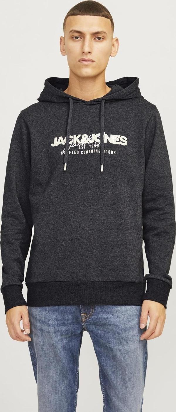 Jack&Jones Jjalvıs Sweat Hood Siyah12256848 - Image 1