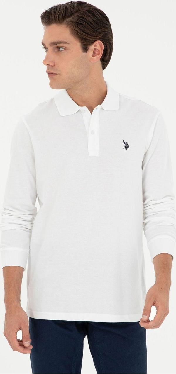 U.S. Polo Assn. Klasik Yaka Beyaz Erkek Sweatshırt G081Gl082.000.1926879 - Image 1