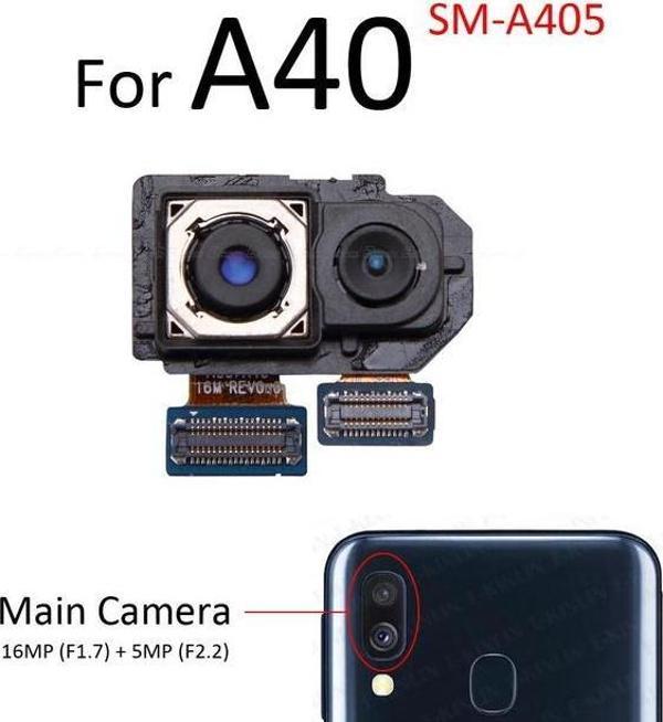 Tkgz Samsung Galaxy A40 Arka Kamera (Orjinal) - Image 1