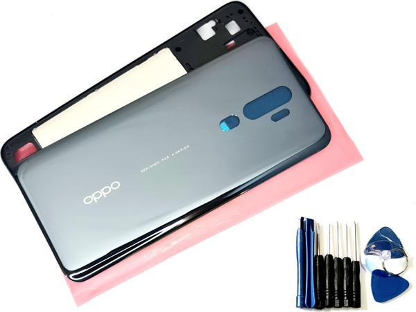 Tkgz Oppo A9 2020 ORJ Kasa Arka Pil Batarya Kapağı SİYAH - Image 1