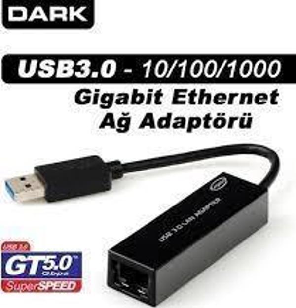 Dark USB 3.0 Gigabit Ağ Adaptörü - Image 1