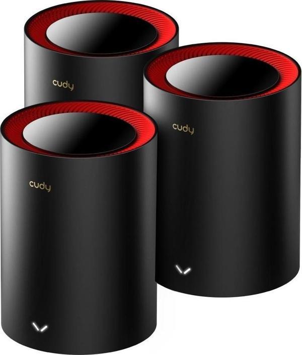 CUDY M3000 3-Pack AX3000Mbps 2.4GHz/5GHz GIGABIT AP/RE/WISP 2.5GE MU-MIMO WI-FI 3'LÜ MESH ROUTER - Image 1