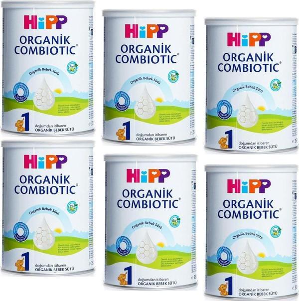 Hipp 1 Organik Combiotic Bebek Sütü 350 gr 6 Adet - Image 1