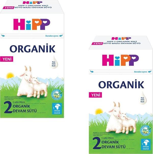 Hipp 2 Organik Keçi Sütü Bazlı Devam Sütü 400 gr 2 Adet - Image 1