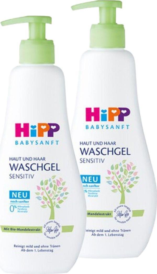 Hipp Babysanft Bebek Saç Ve Vücut Banyo Jeli 400 ml X 2 Adet - Image 1