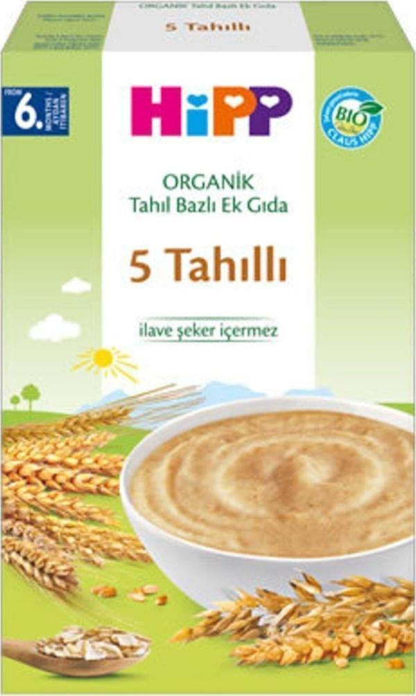 Hipp Organik 5 Tahıllı Kaşık Maması 200 gr - Image 1